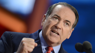 U.S. Presidential Candidate Mike Huckabee Tells Supreme Court To Stop Gay Marriage