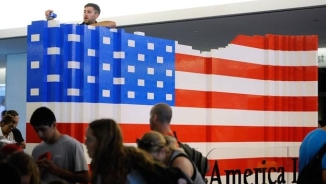 World’s Largest LEGO American Flag Built At National Museum of American History