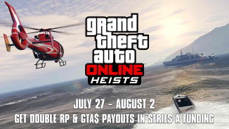 GTA 5 Online Heist DLC Update Release Date: Learn How To Earn Double RP & GTA$ this Week