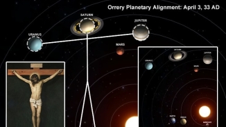 Planets Align to Form Image of Jesus' Crucifixion - On the Anniversary of His Death, Historical Researcher Claims