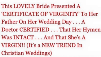 Certificate of Virginity: When the Celebration of Celibacy is Criticized