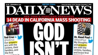 Conservatives Hit Back after New York Daily News Mocks Calls for Prayers Following San Bernardino Massacre