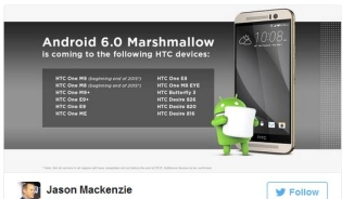 Android 6.0 Marshmallow Update Release Date Rolling Out To HTC One M8 Unlocked Owners; HTC One M9, M7 and Other Devices To Follow