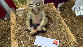 Couple Refuses to Take Down 'Blasphemous' Zombie Nativity Scene Despite Objections from Christian Groups, City Officials 