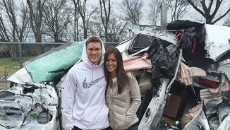 Tennessee Couple Crashes Into Pole at 85 MPH, 'God Took the Wheel'