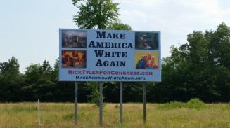 Tennessee Politician Who Claims to be 'Good Christian' Comes Under Fire for 'Make America White Again' Billboards 