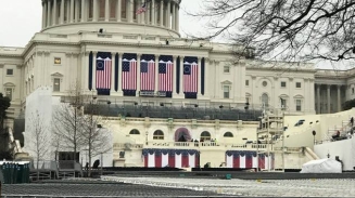 Christian Leaders Pray Over Inauguration Doorway Prior to President-Elect Trump Swearing In