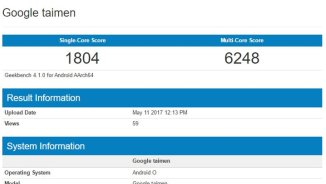 Google Taimen Benchmarked, Carries Android 8.0 Oreo