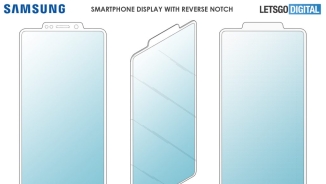 Reverse notch display patented by Samsung