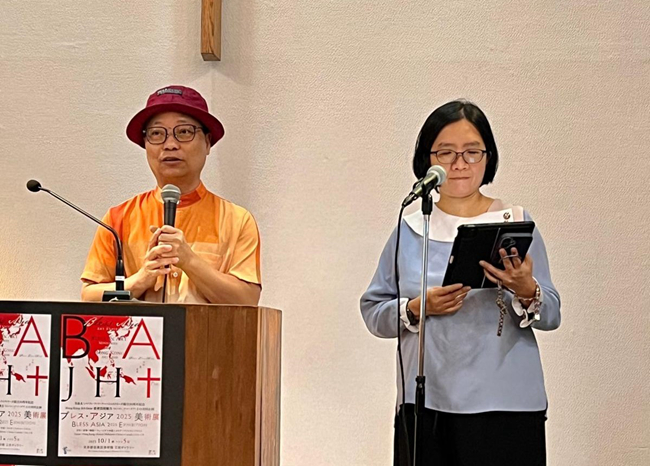 「祝福亞洲」基督徒藝術東京雙年展結束 周文志分享策展點滴